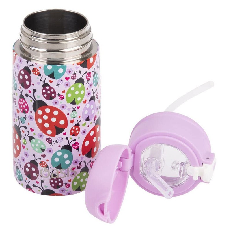 Oasis Stainless Steel Double Wall Insulated Kid's Drink Bottle W/Sipper