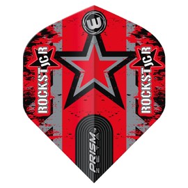WINMAU Prism Zeta Joe Cullen Star Dart Flights - 1 Set Per Pack (Total 3 Flights)