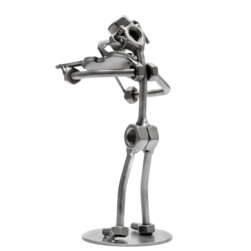 STEEMO Screw Man Musician Violinist Violin Gift Metal Decoration 10