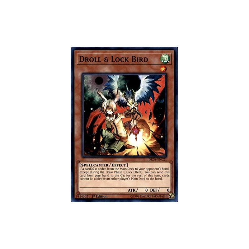 Yu-Gi-Oh! - Droll & Lock Bird - SR08-EN021 - Common