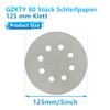 GZKTY Pack of 50 Sandpaper 125 mm Velcro 10000 Grit