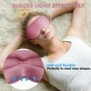 Sleep Eye Mask for Side Sleeper, Lash Extensions 3D Contoured