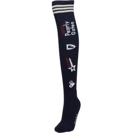 Parly Gates 053-5186110 Women's Knee High Socks (New History Logo Pattern) / Golf Socks, navy (120_navy)