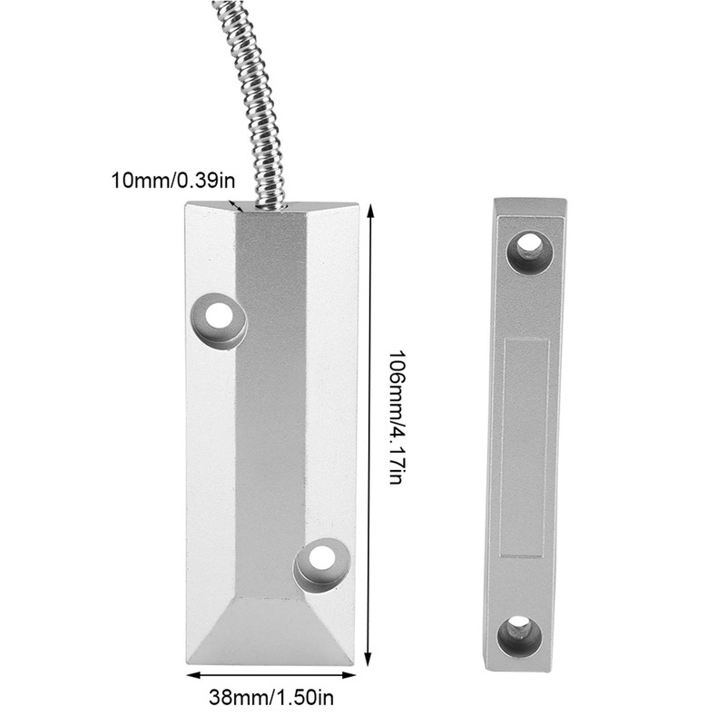 Door Magnetic Contacts Switch Sensor, Door Window Magnetic Wired Sensor