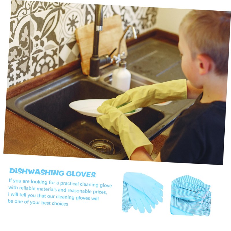 TOVINANNA 1 Pair Winter Dish Washing Gloves for Kitchen Cleaning
