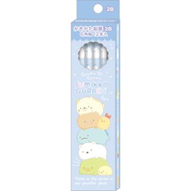 San-X Sumikko Gurashi Kakata Pencil 2B, 1 Dozen PH18703