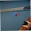 Kisangel 1pc Pool Cue Chalk Holder Rubber Sleeve Portable Billiard