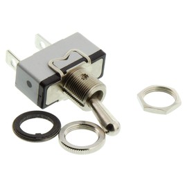 APEM - 631H/2K - Toggle Switch, Metal Lever, On-Off, SPST, Non Illuminated, 600H Series, 15 A, Panel Mount