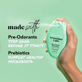 SweetSpot Labs Microbiome Balancing Feminine Spray, Deodorant Spray for External Vaginal Odor & pH Balance, 1.69 oz