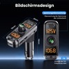 Bluetooth Adapter Car, GizmoVine FM Transmitter, Aux Bluetooth Transmitter Car
