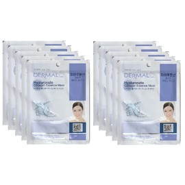 Dermal Collagen Essence Mask, Hyaluronic Acid, 0.8 oz (23 g) x 10 Sheets