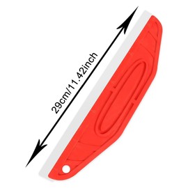 2 PCS Paint Shield Cutting in Tools for Painting, Multi-Purpose Straight Edge Tool, Stainless Steel Paint Shield for Cutting, Plastic Handle Scraper, Paint Guard for Repairing Wallpaper(29 cm)