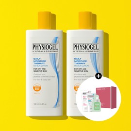 Physiogel [Organic Tea][Face & Body] Physiogel DMT Sun Lotion for the Whole Family 100ml x 2 (SPF50+ PA+++) Sun Lotion + Sensitivity Soothing SOS Kit / [유기자차][페이스앤바디] 피지오겔 DMT 온가족 선로션 100ml x2개 (SPF50+ PA+++) 썬로션+민감 진정 SOS 키트