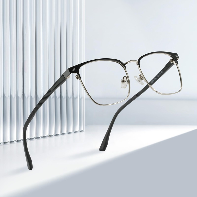 Cyxus P1572 Magnetic Glasses, Glasses and Sunglasses, 2-Way Glass, Clip-On,