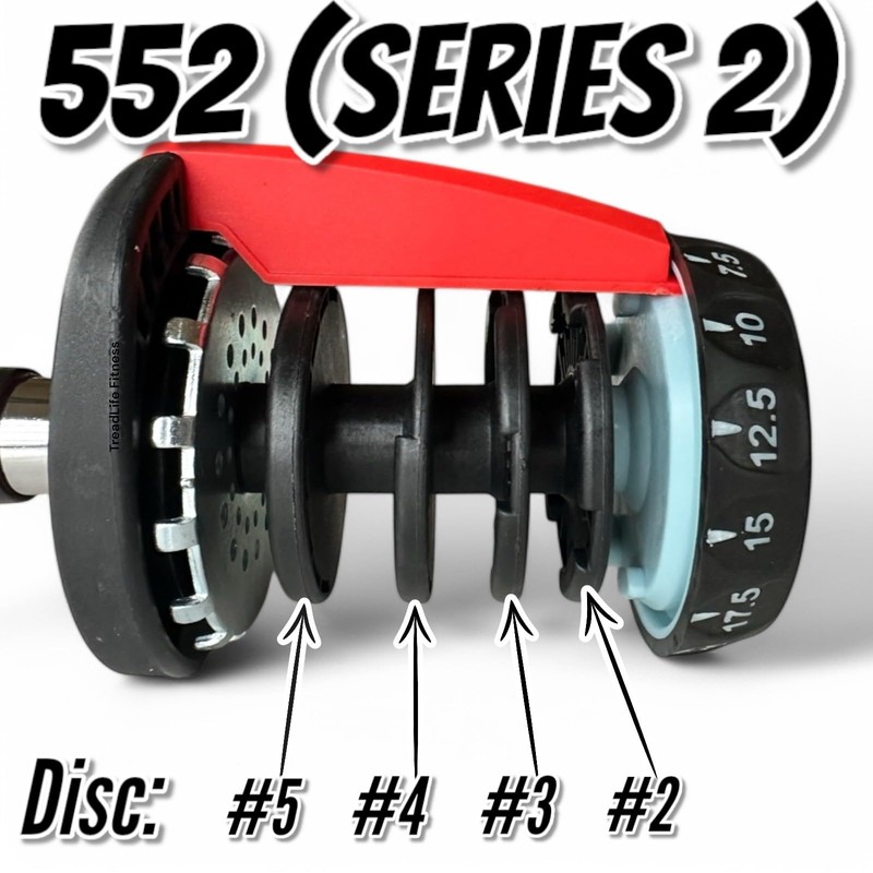 TreadLife Fitness Replacement Disc - Replacement for Bowflex SelectTech 552