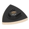 5PCS Wool Polishing Pad with Alloy Steel Base Triangular Felt