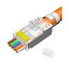 VIVOCH 50 Pcs Cat7 RJ45 Pass Through Connectors, C7 Pass