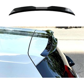 ZHJYFC88 Car Rear Roof Spoiler for Citroen C3 Aircross I 2017 2018 2019 2020 2021 2022 2023 2024, Reduce Drag Improve Fuel Efficiency Car Decoration Accessories,Bright Black