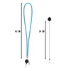 CKB LTD Light Blue Sparkle Lanyard Rhinestone Glitter Crystal Gems