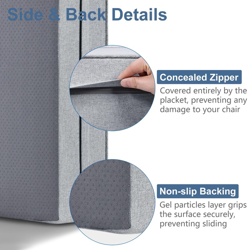 Shinnwa Gel Memory Foam Recliner Cushion for Elderly, Extra Large