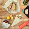 Smidge Vegan Wax Wraps Lunch Set of 3 Reusable &