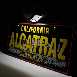 DUNTUO License Plate Light 4LEDs White Number Plate Lamp Waterproof DC 12V 24V for Trucks SUV Trailer Van, RV, Camper & Boats License Tags