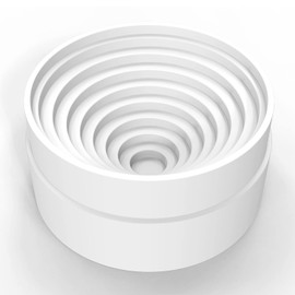 Labasics Plastic Flask Stand, Stackable Polypropylene Round Bottom Flask Stand Flask Holder for Round Bottom Flasks up to 5 L, 90 mm