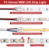 10 Pack LED Strip Light Connectors, Misech COB Led Strip