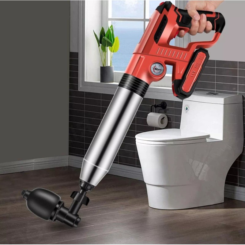 Huxing Electric Toilet PlungerDrain Clog Remover Tools