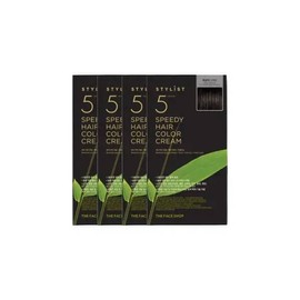 UnKnown The Face Shop 2+2 Stylist 5-Minute Speedy Hair Color Cream Dark Brown 2+2 Stylist 5-Minute Speedy Hair Color Cream / 더페이스샵 2+2 스타일리스트 5분 스피디 헤어 컬러크림 흑갈색 2+2 스타일리스트 5분 스피디 헤어 컬러크