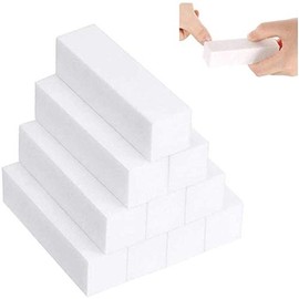 Yicare 10 Stück Polierblock, Weiß, Nagelfeile, Schwamm, Nagelfeile, Nagelfeile, Nagelfeile, Nagelfeile, Nagelfeile, Werkzeug