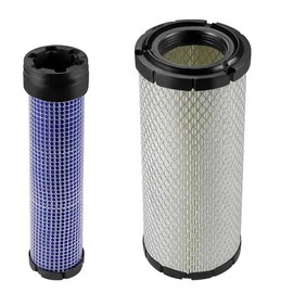 For Kawasaki 11013-7044 & 11013-7045 Inner & Outer Air Filter Cleaners Combo OEM for Donaldson Kohler 25-083-01-S P821575 & P822858 (4 Pack)