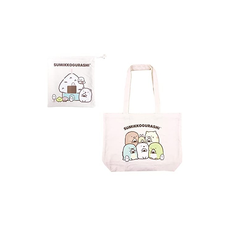 AI PLANNING K7555C Eye Planning Sumikko Gurashi Drawstring Tote