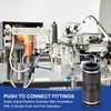 sourcing map 8 Pcs Push to Connect Fittings 1/2 Inch