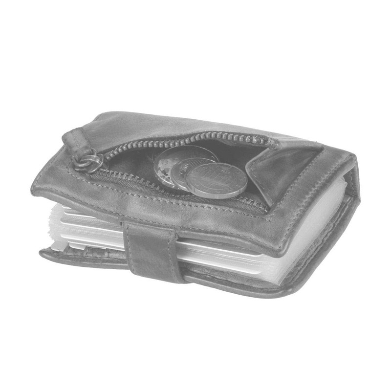 Bear Design Card Holder Mini Wallet Small Blue