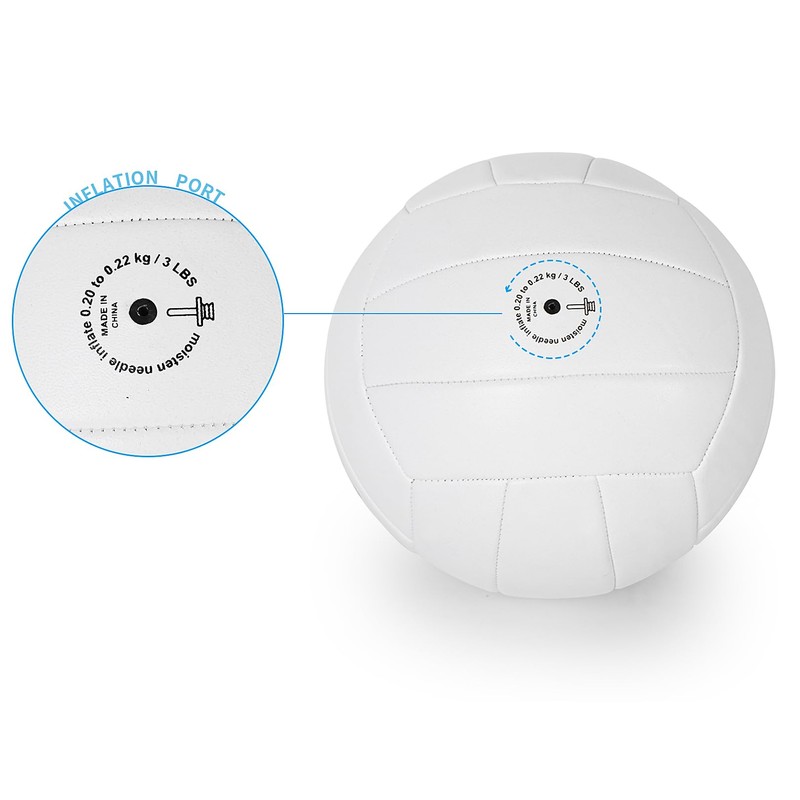 Aoneky 5-Pack Official Size 5 Soft Volleyball - Premium PVC