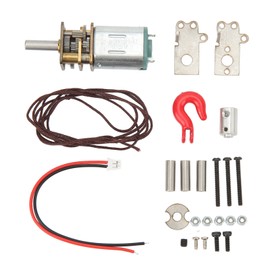 RC Model Winch Set Remote Control Vehicle Winch with Brackets Screws Nuts and Connecting Line