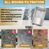 Tinoaly 2pcs 25mm Inlet Suction Strainer Mesh Filter, Stainless Steel
