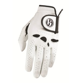 HJ GLOVES Men's Stone Grey Allsoft Plus Golf Glove, Medium, Right Hand