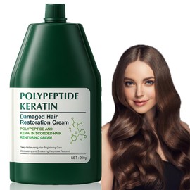 Mascarilla de Keratina para Cabello - Tratamiento Reparador con Polypeptide