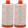 Aurifil Mako 50wt Thread 2 Large Spools: Light Beige (2310x2)