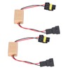 2PCS 50W LED Strobe Controller Continuous Strobe ABS Fog Light