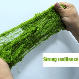 5.3 Oz Artificial Moss for Crafts - Fake Green Moss Decor for Fairy Gardens, Wedding Centerpieces, DIY Floral Arrangements & Party Decor (Decorative Faux Moss)