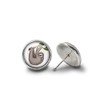 Tree Sloth Earrings (Silver-Plated)
