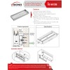 Visionis VIS-AH1200 Armature Plate Housing for 1200lbs Magnetic Door Lock
