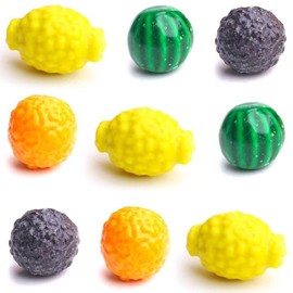 Gumballs for Kids - 100 Pcs Gumballs - Fruit Shaped Gumballs - Chewing Bubble Gum - Colored Gum Balls - Chewing Gum for Kids