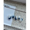 Aemong: Starlight Waves Handmade Nail Tips - Mini Short Square