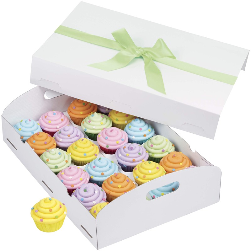 Wilton Cupcake Box Folding Tray, STD, White