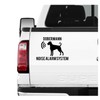 siviwonder Dobermann Unkupiert Noise Alarm System Car Sticker Dog Foil