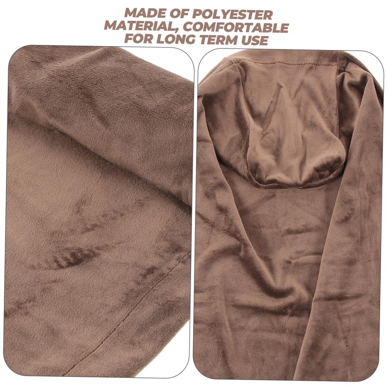 Zerodeko 2Pcs Elastic Sofa Armrest Cover Khaki Protector for Couch